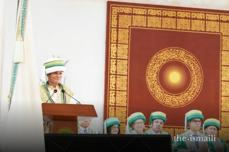 Princess Zahra addresses graduates and University staff at AKU Convocation 2026 